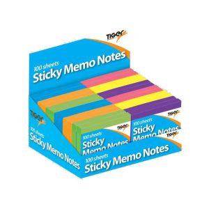 Wholesale Bright Coloured Sticky Notes 75x75mm (100) in CDU