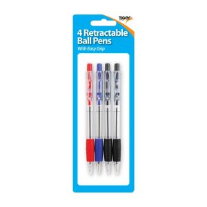 Wholesale Blister Carded Retractable Ballpens (4)
