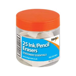 Wholesale Ink & Pencil Erasers, Tub