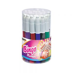 Bingo Markers/Dabbers Tub (24x8) Assorted Colours (PK1)