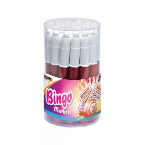 Bingo Markers/Dabbers Tub (24x8) Red (PK8)