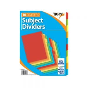 Wholesale Index 10 part Card Dividers