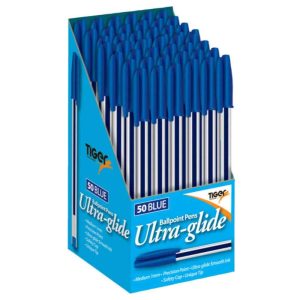 Wholesale Ultra-Glide Blue Ballpen (50)