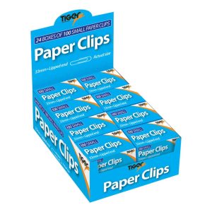 Wholesale Regular Lipped Paper Clips 33mm (100)