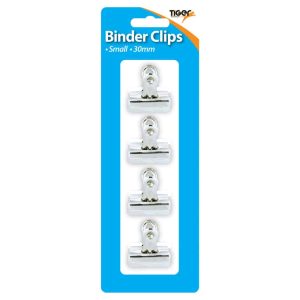 Wholesale Hang Pack Silver Letter Clips 30mm (4)
