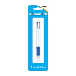 Wholesale Blister Carded 4 Colour Ballpen
