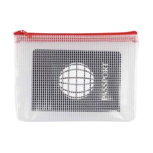 Wholesale A6+ Tuff Bag, Assorted Black, Red, Blue (Passport size), 330 micron