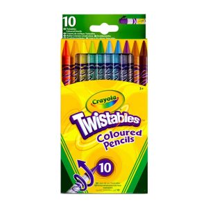 Wholesale 10 Crayola Twistable Coloured Pencils - 68.7415