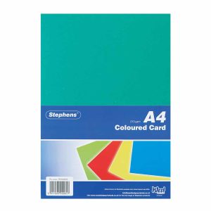 Wholesale Stephens Value Pack Coloured Card, 20 Sheets
