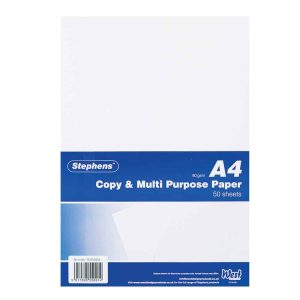 Wholesale Stephens A4 Copy/Multi Purpose Paper, 50 Sheets