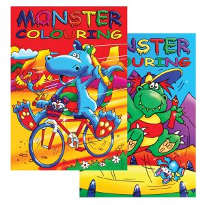 Wholesale Monster Colouring Book 2 Titles 80 Pages - 3000