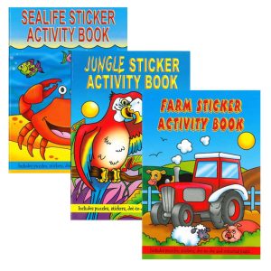 Wholesale A6 Sticker & Activity Book, 36 Pages - 3080