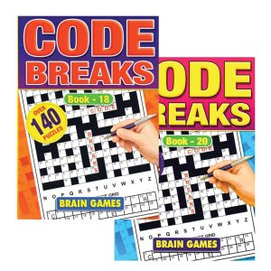 Wholesale Code Breakers Puzzles 4 Titles 160 Pages - 3150