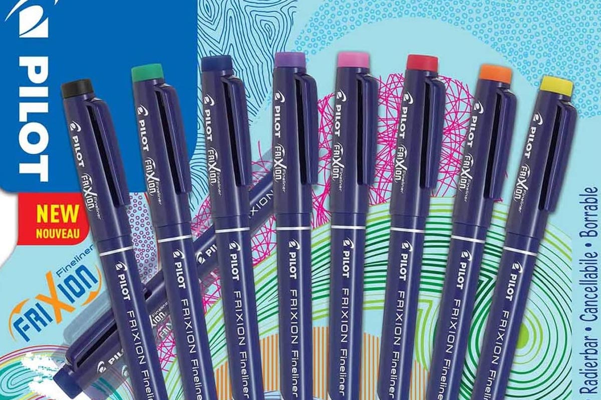 Pilot FriXion now made from 50% recycled plastic