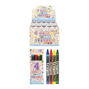 4pc Mini Wax Crayons