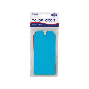 Parcel Assorted Tie-on Strung Labels (10) (PK12)
