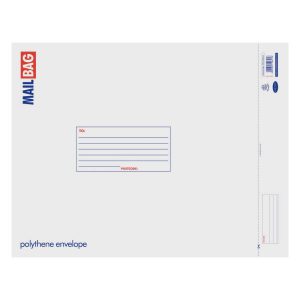 Plastic Parcel Bag, Extra Large, 420x500mm (25) (PK1)