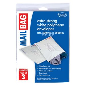 Parcel Bag, Jumbo, 500mmx650mm, 3's (PK10)