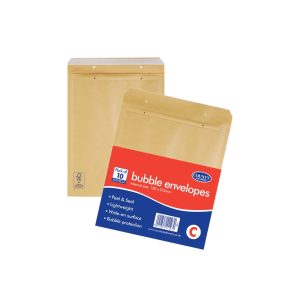 Bubble-Lined Manilla Padded Envelopes-C, 150X215mm, 10's (PK1)