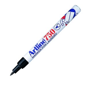 Artline Black Laundry Marker EK750