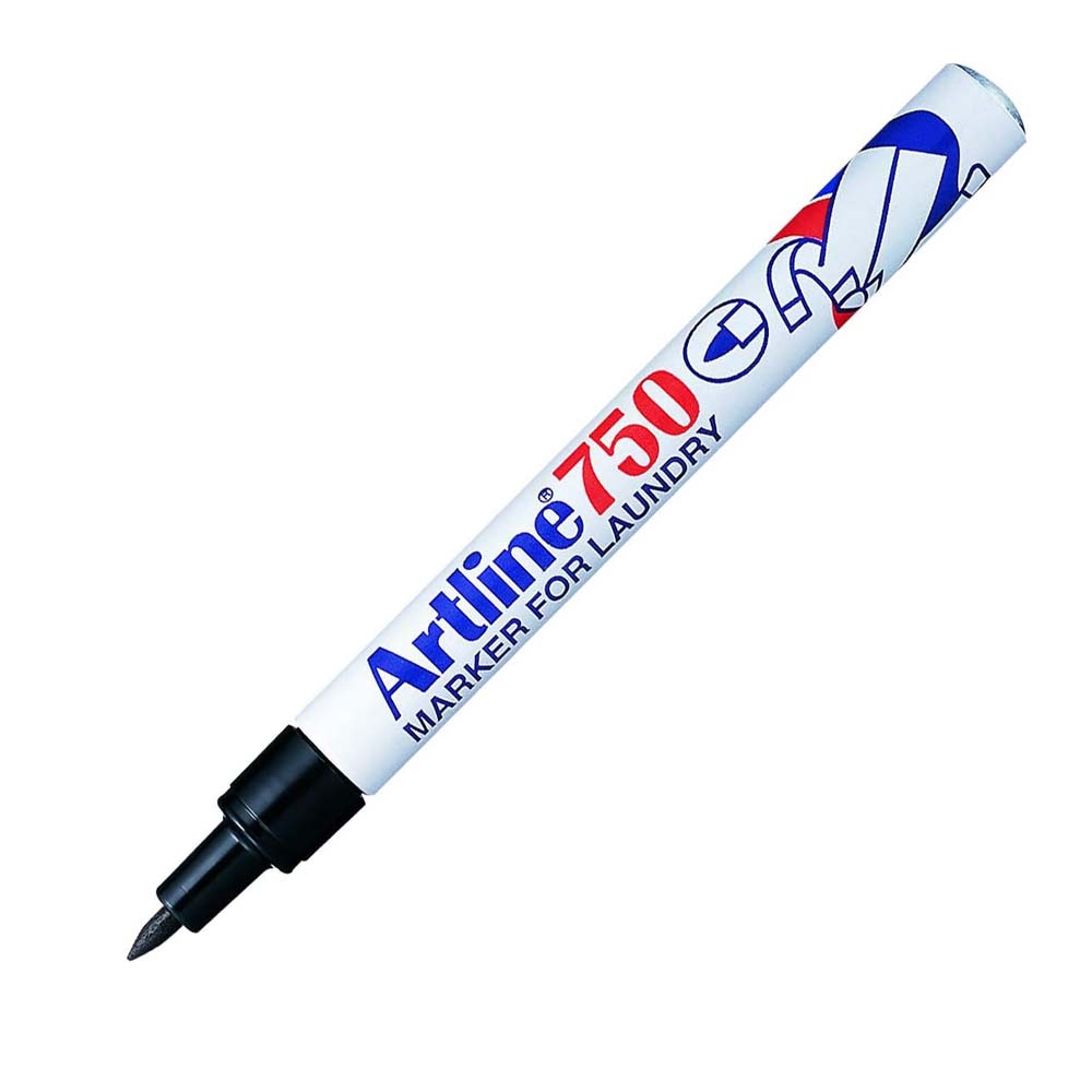 Artline Black Laundry Marker EK750